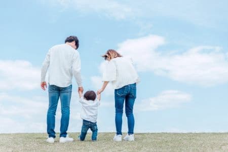 2人目自然妊娠を目指す家族